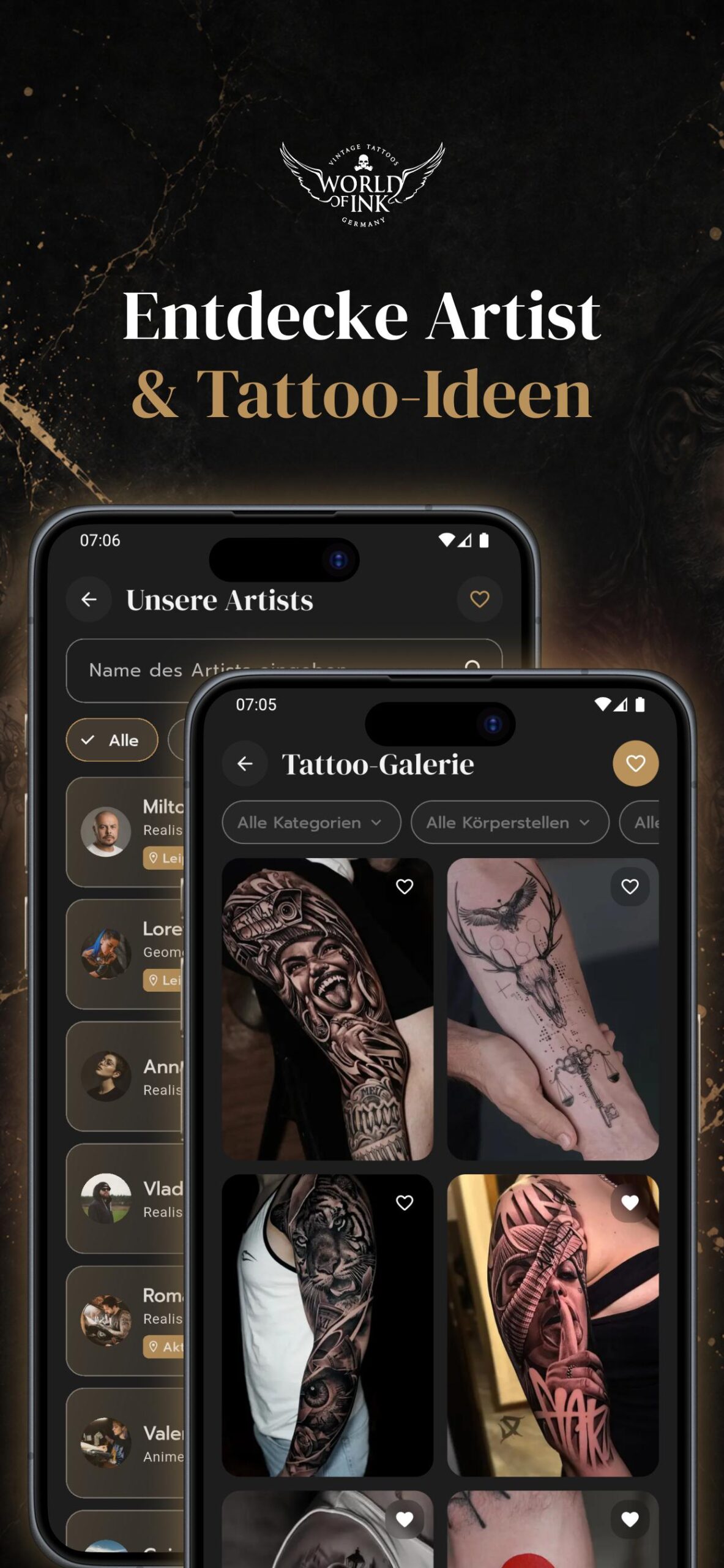 World of Ink App